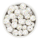 Christmas Light Printed Silicone Beads 15mm (Package of 10)