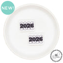 2026 Printed Silicone Focal Bead 20x28mm (Package of 2) - ABC Exclusive