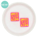 Sorry I'm Late I Have Kids Silicone Focal Bead 27x26mm (Package of 2)