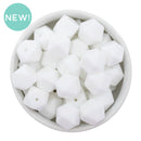 Pure Hexagon Silicone Beads 14.5mm - Flat Top (Package of 5)