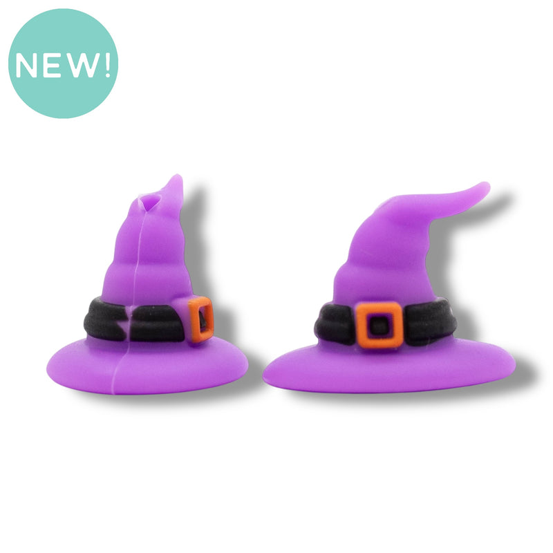 3-D Witch's Hat Silicone Focal Bead 20x27x22mm (Package of 2)