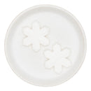 Jumbo Pearlized White Snowflake Silicone Focal Bead 34mm (Package of 2)