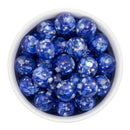 Suspended Royal Blue Shell Fragments & Pearls 16mm Bead Mix (Package of 10)