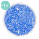 Translucent Sky Blue Cube Beads 20mm (Package of 10)