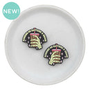 Running on Caffeine & Chaos Focal Bead 32x29mm (Package of 2)