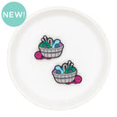 Basket of Yarn Silicone Focal Bead 31x24mm (Package of 2)