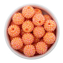 Tangerine Rhinestone Beads 20mm (Package of 10)