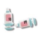 3-D Syringe Silicone Focal Bead 15x15x33mm (Package of 2)