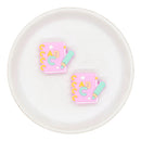 ABC Notebook w/Pencil Silicone Focal Bead 26x30mm (Package of 2)