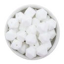Pure Hexagon Silicone Beads 14.5mm - Flat Top (Package of 5)