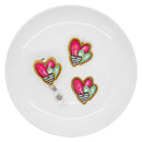 Heart Trio Acrylic Accent 45x42mm (Package of 1)