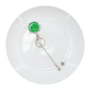 Kelly Green Glitter Beadable Badge Reel (Package of 1)
