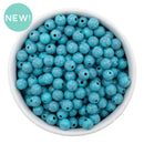 Teal Faux Stone Beads 8mm (Package of 50)