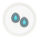 Boho Turquoise Drop Silicone Focal Bead (Package of 2)