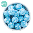 Iridescent Azure Berry Beads 20mm (Package of 10)