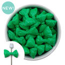 Kelly Green Bow Bead 32x18mm (Package of 5)
