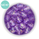Translucent Purple Holographic Sequin Beads 16mm (Package of 10)