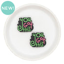You Got This. Silicone Focal Bead 30x27mm (Package of 2)