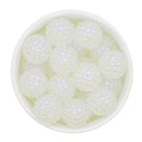 Clear Iridescent Pebbled Illusion Rhinestone Beads 20mm (Package of 5)