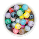 Shimmery Heart Inlay Bead Mix 16mm (Package of 30)