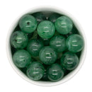 Green Marble Beads 20mm (Package of 10)