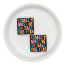 Audacity Must Be On Sale This Year Silicone Focal Bead 29x30mm (Package of 2)
