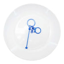 UV Royal Blue Economy Beadable Keychain (Package of 1)