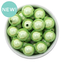 Chartreuse Illusion Beads 20mm (Package of 10)