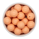 Peach Solid Beads 20mm (Package of 10)