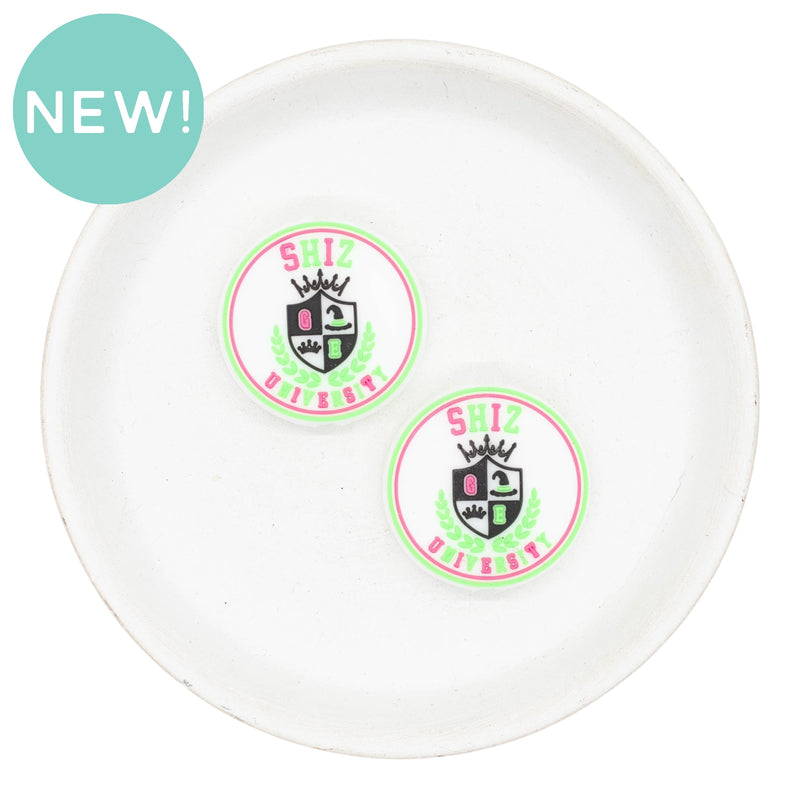 Shiz University Silicone Focal Bead 30mm (Package of 2)