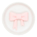 3-D Jumbo Light Pink Bow Silicone Focal Bead w/Straw Topper Option 59x57x14mm (Package of 1)