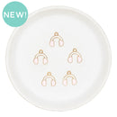 Headphones Enamel Charm 14mm (Package of 5)