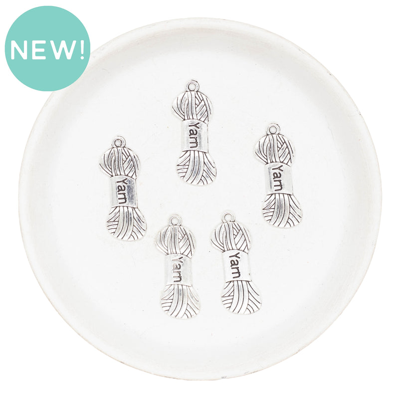 Yarn Charm 31x12mm (Package of 5)