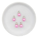 Bubblegum Pink Faux Pearl Bauble Charm 17x10mm (Package of 5)