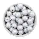 White Illusion Beads 16mm (Package of 10)