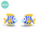 3-D Tropical Fish Silicone Focal Bead 33x27x16mm (Package of 2)