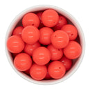 Neon Firey Pink Solid Beads 20mm (Package of 10)