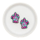 Sea Turtle Silicone Focal Bead 32x26mm (Package of 2)