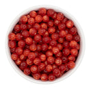 Cherry Red Pearly Luster Beads 8mm (Package of Approx. 50 Beads)