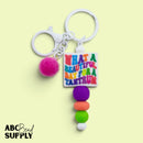 Fuzzy Pom Charm Assortment 15mm (Package of 10)