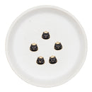 Black Cat Face Charm 11mm (Package of 5)