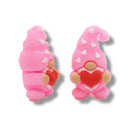 3-D Valentine Gnome Silicone Focal Bead 31x17x14mm (Package of 2)