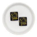 Stay Golden Silicone Focal Bead 28x25mm (Package of 2)