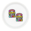 It's All Fun and Games Until Someone Yells Bingo Silicone Focal Bead 31x25mm (Package of 2)