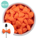 Orange Bow Bead 32x18mm (Package of 5)