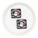 Over Here Lookin' Like Snack Silicone Focal Bead 28x30mm (Package of 2)