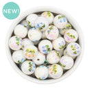 Iridescent Tulip Trio Printed Variety Pack Beads 16mm (Package of 10)