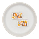 Fall Vibes Silicone Focal Bead 32x19mm (Package of 2)