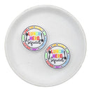 Lunch Hero Squad Silicone Focal Bead 34mm (Package of 2)