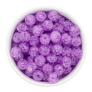 Lilac Crackle Beads 12mm (Package of 20)